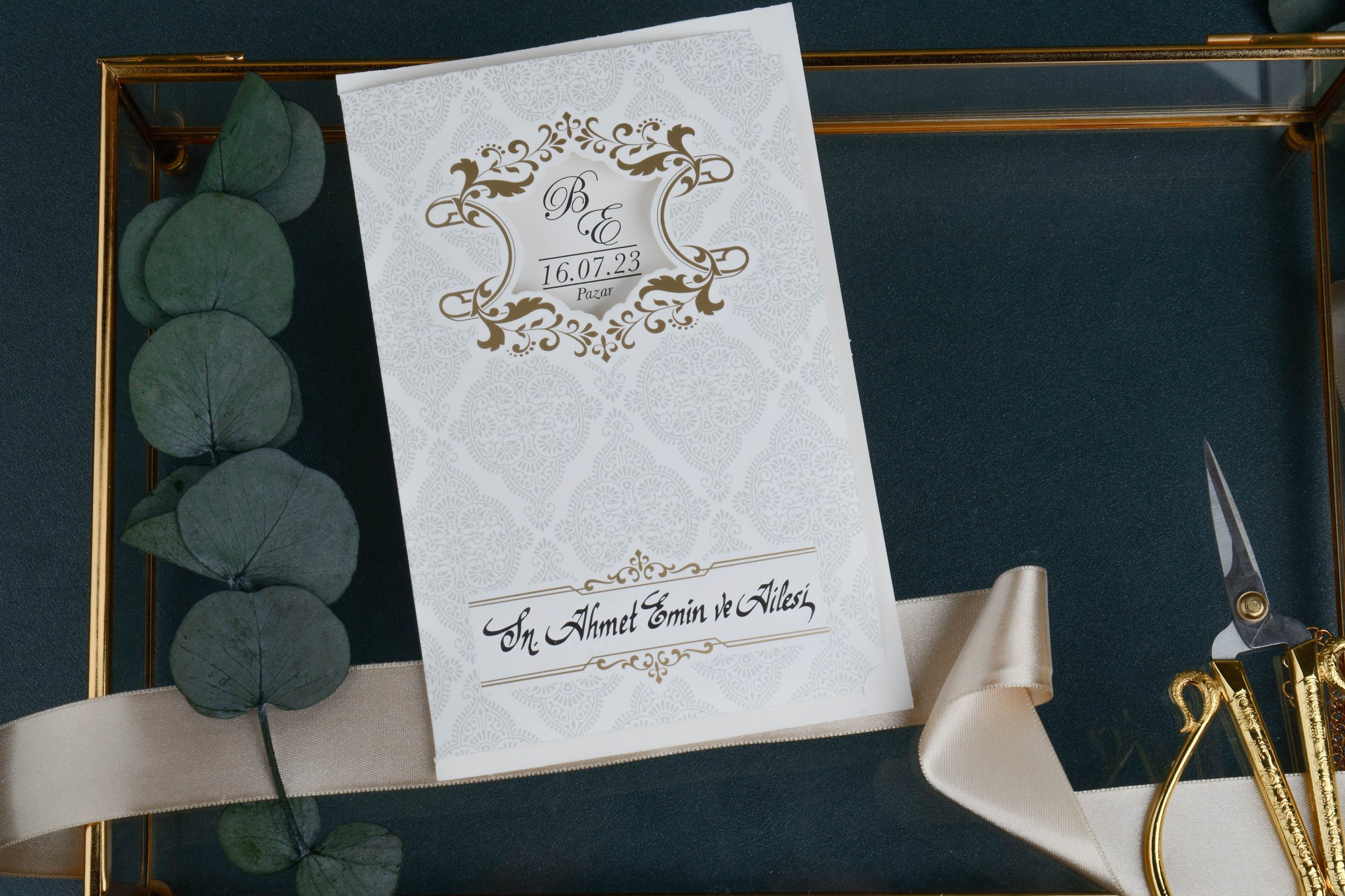 Faire Part Mariage Oriental Tradition