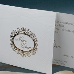 Faire Part Mariage Relief Élégant