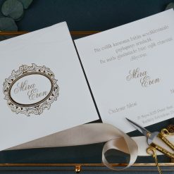 Faire Part Mariage Relief Élégant