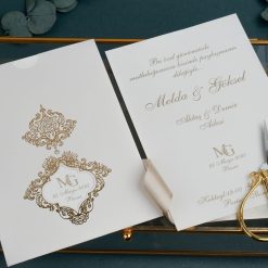 Faire-Part de Mariage Ornements Classiques et Élégants
