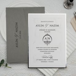 Faire Part Mariage Argenté Prestige