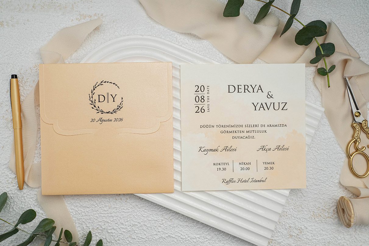 Faire Part Mariage Nuage Pastel