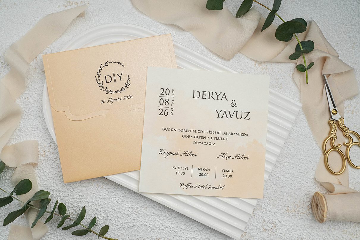 Faire Part Mariage Nuage Pastel