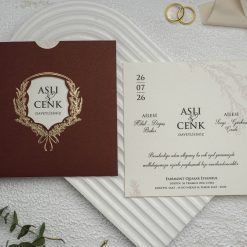Faire Part Mariage Ornement d'Amour,