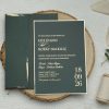 Faire Part Mariage Vert Printanier