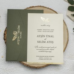 Faire Part Mariage en Vert Nature