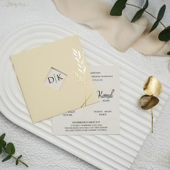 Faire Part Mariage Beige Sublime