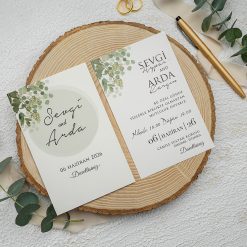 Faire Part Mariage Cercle Vert