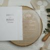 Faire Part Mariage Plexiglass Blanc