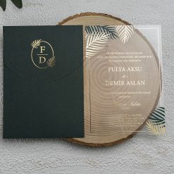 Faire Part Mariage Transparent Feuillage