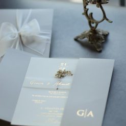 Faire Part Mariage Ruban Avec Calque