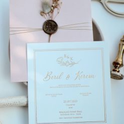 Faire Part Mariage Raffiné avec Ficelle Et Sceau