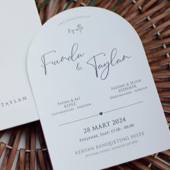 Faire Part Mariage Chic et Arrondi