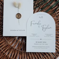 Faire Part Mariage Chic et Arrondi