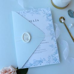 Faire Part Mariage Paradise Avec Sceau