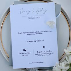 Faire Part Mariage Gris Avec Sceau
