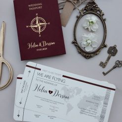 Faire Part Mariage Passeport Bordeaux