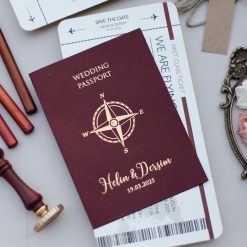 Faire Part Mariage Passeport Bordeaux