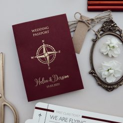 Faire Part Mariage Passeport Bordeaux