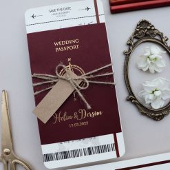 Faire Part Mariage Passeport Bordeaux