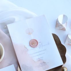 Faire Part Mariage Raffiné avec Thème Marin