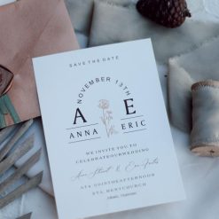 Faire Part Mariage avec Enveloppe et Sceau de Cire