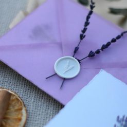Faire Part Mariage Lavande en Fête