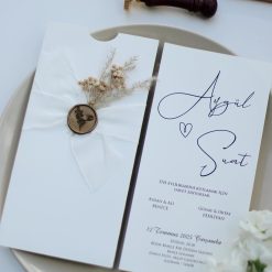 Faire Part Mariage Simplicité Romantique