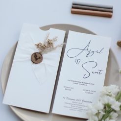 Faire Part Mariage Simplicité Romantique