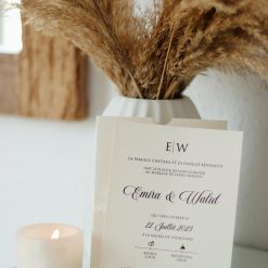 Faire Part Mariage Élégance et Épuré