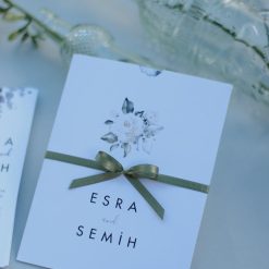 Faire Part Mariage Raffiné et Fleuris