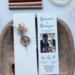 Faire Part Mariage Romantique Avec Photo