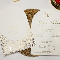 Faire Part Mariage Lumière de Feuillage
