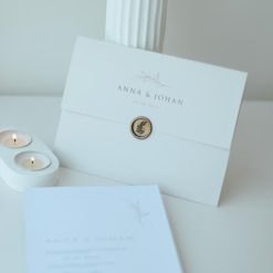 Faire Part Mariage Elégance avec Enveloppe