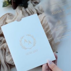 Faire Part Mariage Simplicité Transparente