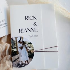 Faire Part Mariage Photo Romantique