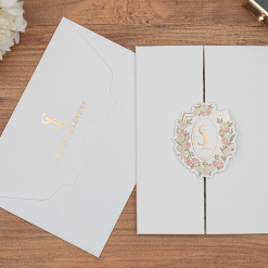 Faire Part Mariage Elégant Fleurale